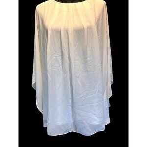 Max Edition Womens Tunic 2X Angel Wings Sleeves NWT Airy Blouse Flowy Pull over